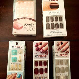 KISS Impress - Press on Nail Bundle - All BNIB